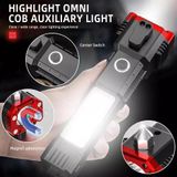 8 in 1 Multifunctional Torch/Flashlight - Black