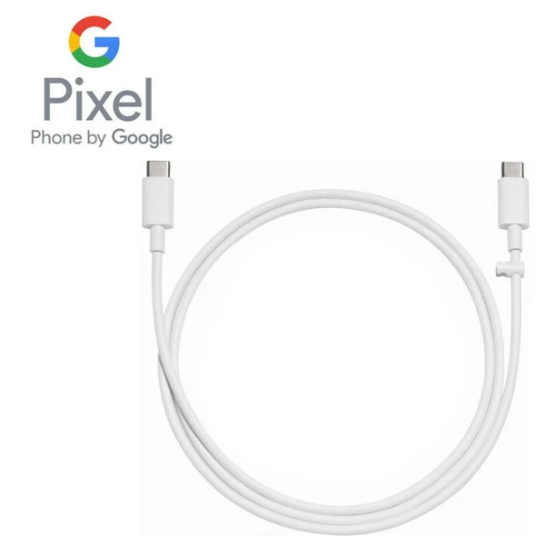 Google Pixel 30W Charger With Cable - C To C - White