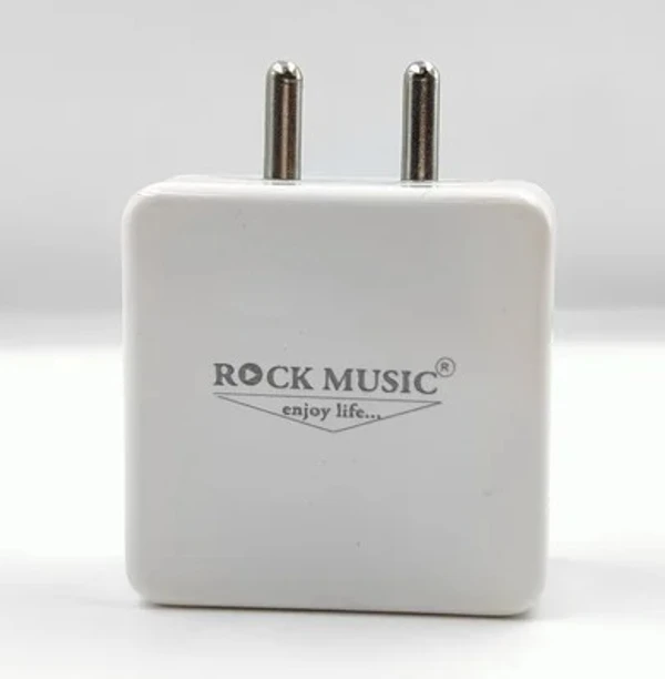 Rock Music 45W (Warp,VOOC,DASH) All In One Charger - White