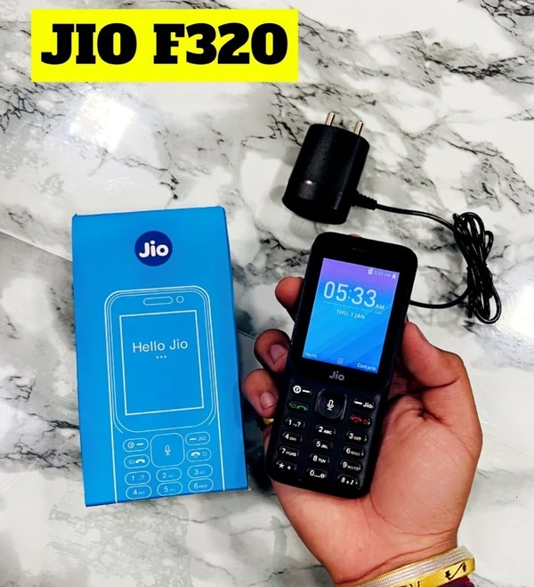 Jio F320 Keypad Phone - Black