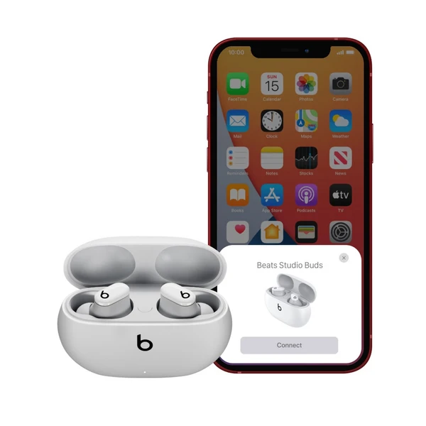 Beats Studio Buds True Wireless Noise Cancelling Earbuds - White, 1 Year