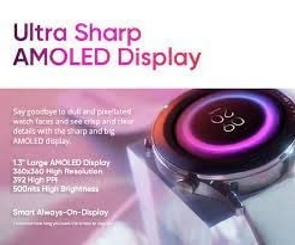 DIZO Watch R Talk, Amoled Display with Calling & 10 days battery - Multi