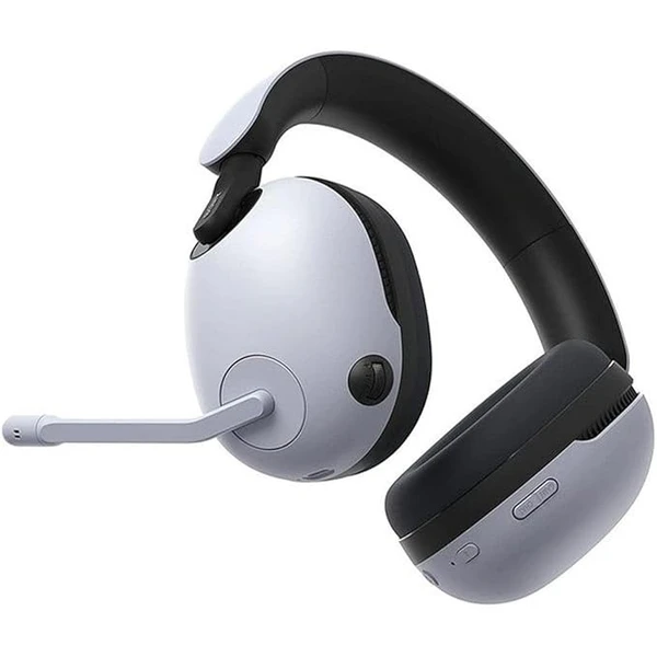 Sony INZONE H7, WH-G700 Wireless Gaming Headset, Over-Ear Headphones with 360 Spatial Sound, 40 Hours Battery Life, Works with PC, flip to Mute mic, Mobile, Laptop, PS5 & PC Compatible - White