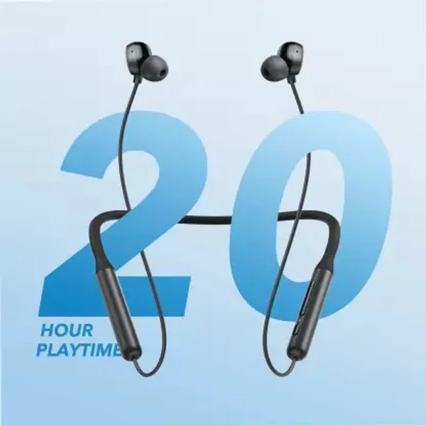 Soundcore by Anker R500 Fast charging neckband with 20 hours playtime Bluetooth Headset - Blue