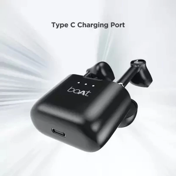 boAt Airdopes 131 with ASAP Charge Bluetooth Headset (China Packing) - Black, No