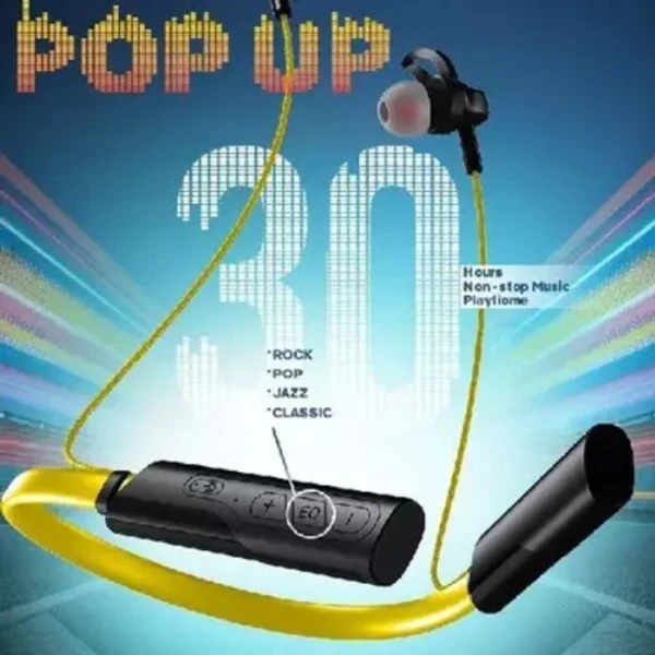 Landmark Pop Up LM-BH143 30 Hours Play Time Bluetooth Headset - Assorted