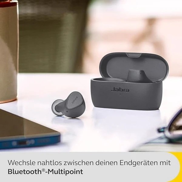 Jabra Elite 4 Wireless Earbuds,Active Noise Cancelling,Comfortable Bluetooth Earphones with Spotify Tap Playback,Google Fast Pair,Microsoft Swift Pair&Dual Pairing - Blue