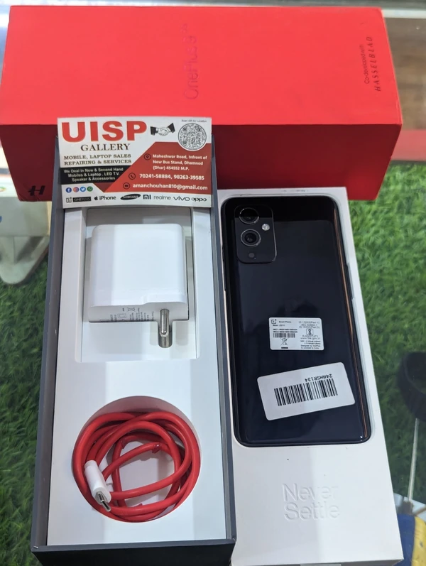 Oneplus 9 5G 8GB/128GB (With Box & Accessories) - Astral Black