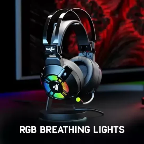 Redgear Cosmo 7.1 RGB Wired Gaming Headset  (On the Ear) - Black