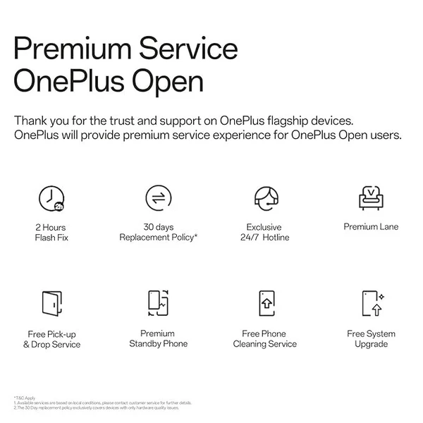 Oneplus Open (16GB RAM, 512GB Storage) - Black