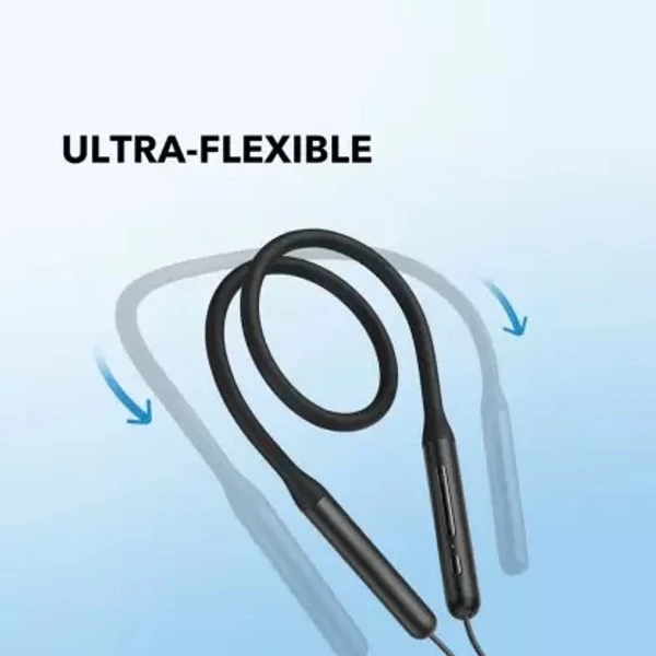 Soundcore by Anker R500 Fast charging neckband with 20 hours playtime Bluetooth Headset - Black, 1 Year