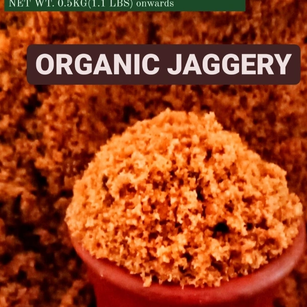♻️ URG2BGRN ♻️ PURE ORGANIC FARM JAGGERY - 500GMS (1.1LBS) ECO PACK, NATURAL BROWN
