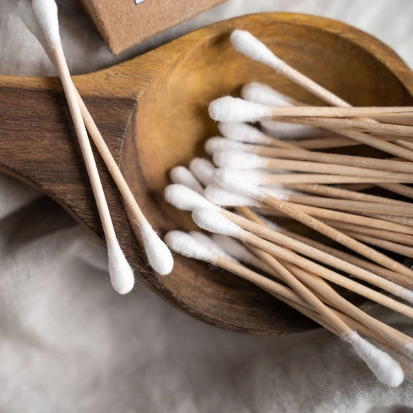 ♻️ URG2BGRN ♻️ COTTON SWABS - BAMBOO - 80-100 SWABS