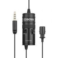 Boya BOYA BY-M1 is an Omni directional lavalier microphone, designed for Smartphones, DSLR, Camcorders - black, 20feet