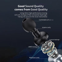 Ptron pTron Pride Evo HBE (High Bass Earphones) in-Ear Wired Headphones with in-line Mic, 10mm Powerful Driver for Hi-Fi Audio, Noise Cancelling Headset with 1.2m Tangle-Free Cable & 3.5mm Aux - (Grey) - Black, Silver