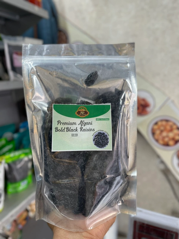 Afgani Bold Black Raisins  - 250gm