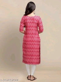 Zig-Zag Printed Kurti For Women - Mandy, L