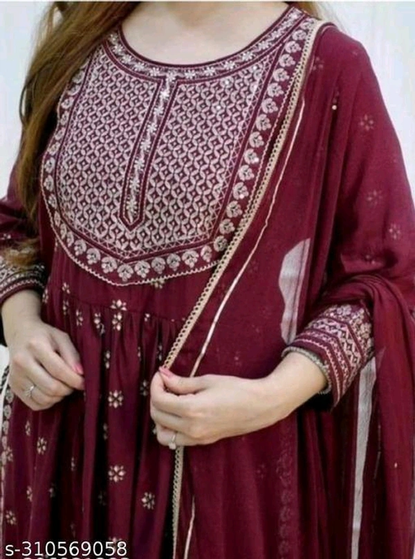 kurta set - Bright Red, L