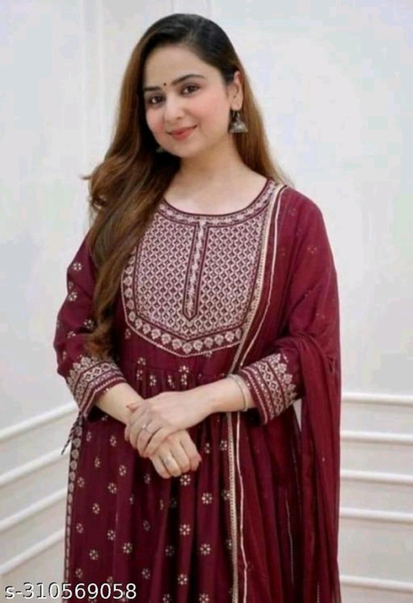 kurta set - Bright Red, L