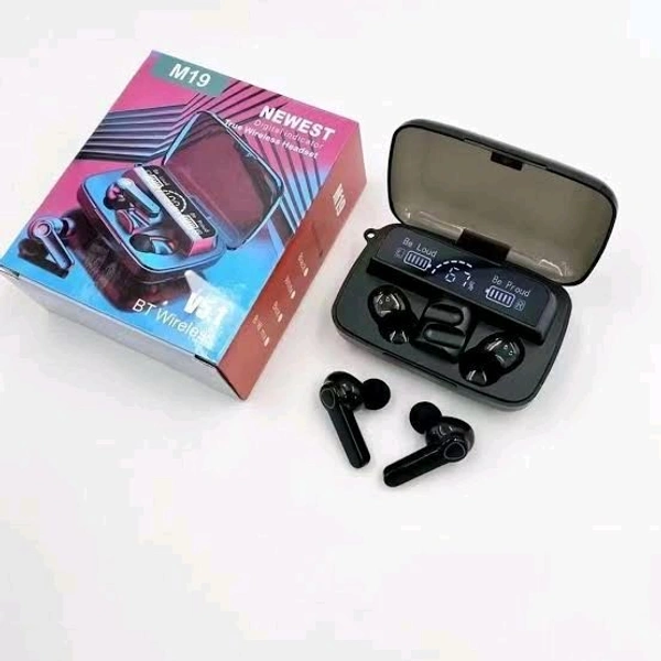 NEWEST M19 Earbuds - Black