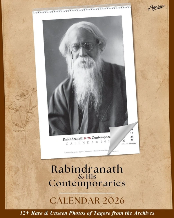 Rabindranath & His Contemporarires - 2026 Desk Calendar