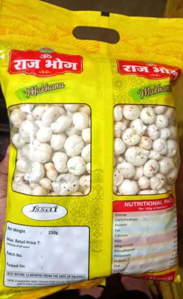 Rajbhog Phool Makhana Or Foxnut 250gm Pack