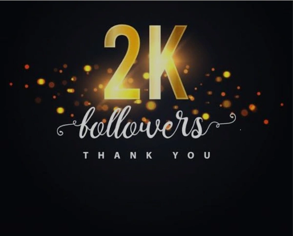 2k follower Instagram