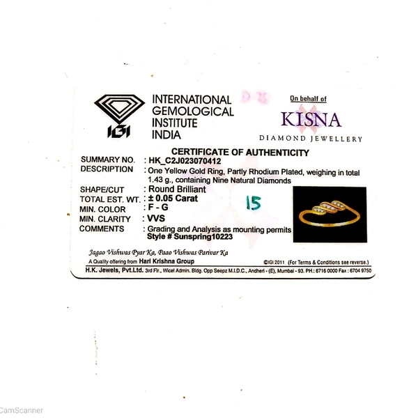 DIAMOND RING