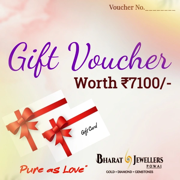 Bharat Jewellers E-Gift Voucher -  ₹1100/-