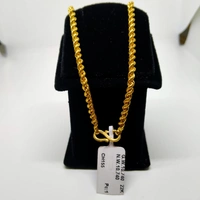 Rope Chain Hollow (20inch Long) - 6gm 