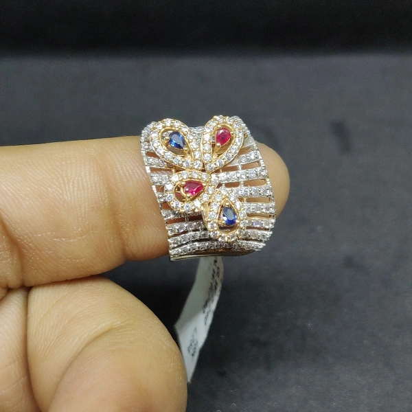 Rose Gold Ring With CZ Diamond