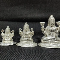 SILVER LAKSHMI HOLLOW IDOL - 10gms | Height 1.3inch