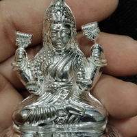 SILVER LAKSHMI HOLLOW IDOL - 10gms | Height 1.3inch