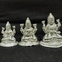 SILVER LAKSHMI HOLLOW IDOL - 10gms | Height 1.3inch