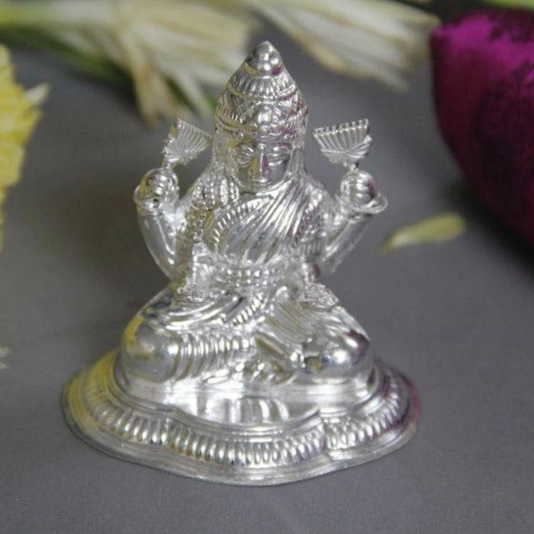 SILVER LAKSHMI HOLLOW IDOL - 10gms | Height 1.3inch