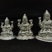 SILVER LAKSHMI HOLLOW IDOL - 10gms | Height 1.3inch