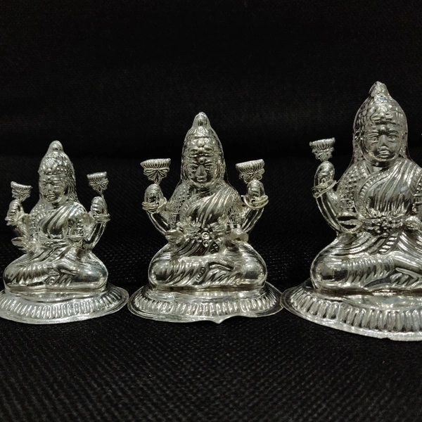 SILVER LAKSHMI HOLLOW IDOL - 10gms | Height 1.3inch