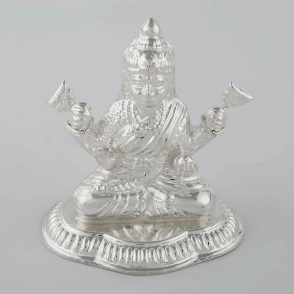 SILVER LAKSHMI HOLLOW IDOL - 10gms | Height 1.3inch