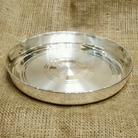Plain Silver Thali/Dinner Plate  - 100gms