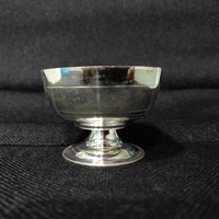 Silver Akhand Diya  - Weight: 24gms / Top Diameter : 5cm
