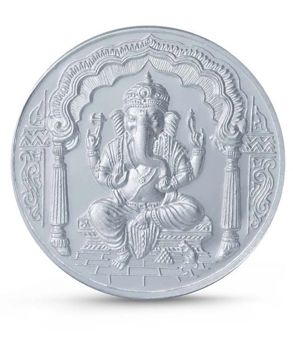 Ganpati Bappa Silver Coin - 100gms