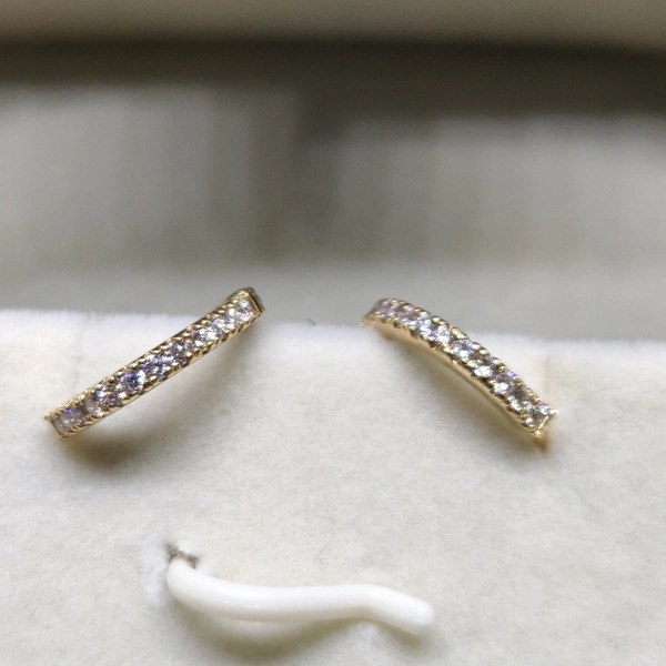 Diamond Bali Earring