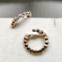ROSE GOLD DIAMOND BALI EARRINGS