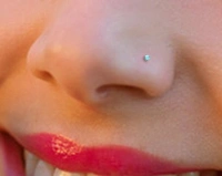 0.01ct Diamond Nose Pin Smallest Size - SREW