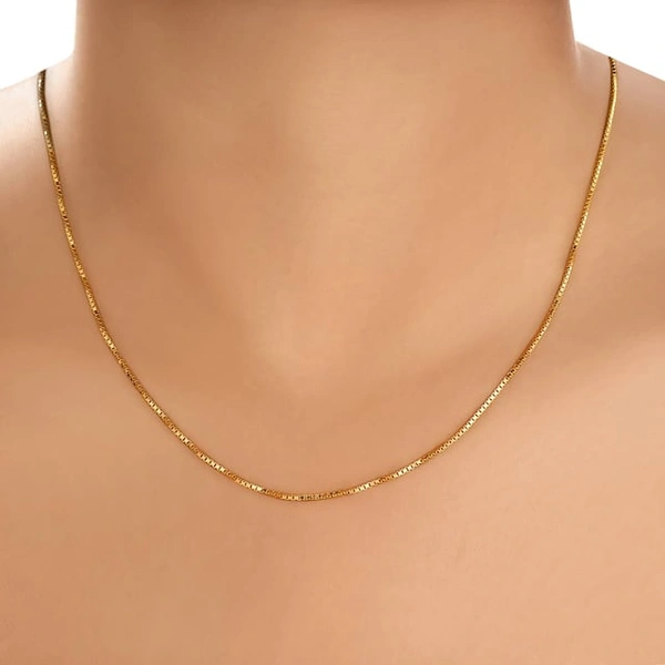 Box Chain (18inch Long) - 4gm