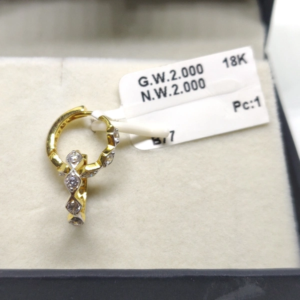 Cz Bali Earring (Both Side Wearable)