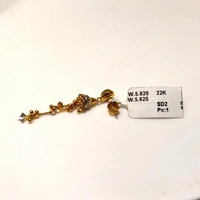 Dangling Earring With Rodium Touch (No Diamond)