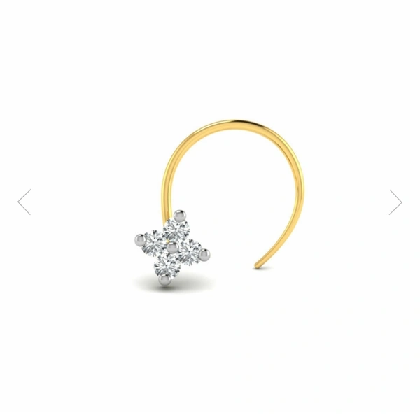 Diamond Nose Pins - 0.250gms, 0.07cts