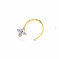 Diamond Nose Pins - 0.250gms, 0.07cts