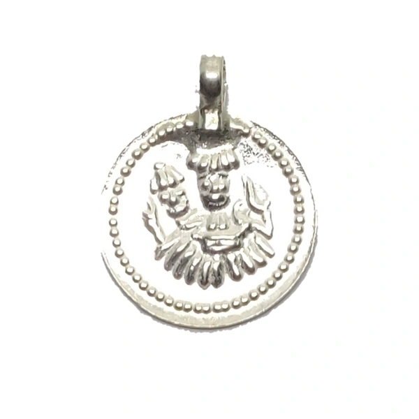 Silver Satvi Pendent For New Born Baby